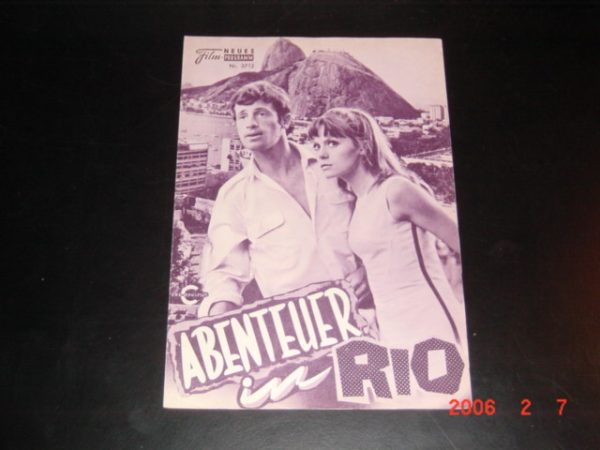 3712: Abenteuer in Rio (Philippe de Broca) Jean Paul Belmondo, Jean Servais, Francoise Darleac, Simone Renant, Milton Ribeiro, Adolfo Celli, Ubiraci de Oliveira