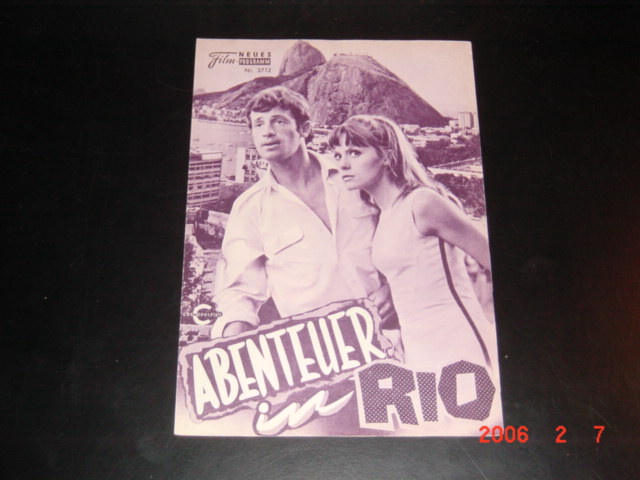 3712: Abenteuer in Rio (Philippe de Broca) Jean Paul Belmondo, Jean Servais, Francoise Darleac, Simone Renant, Milton Ribeiro, Adolfo Celli, Ubiraci de Oliveira
