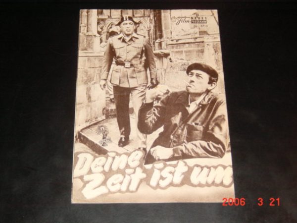 3713: Deine Zeit ist um (Fred Zinnemann) Gregory Peck, Anthony Quinn, Omar Sharif, Raymond Pellegrin, Paolo Stoppa, Daniela Rocca, Christian Marquand