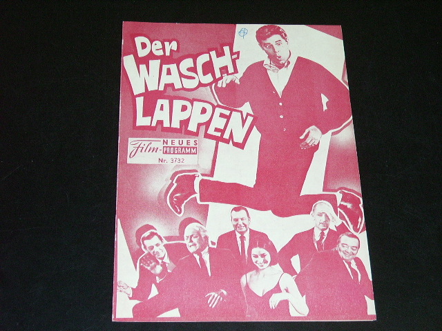 3732: Der Waschlappen (Jerry Lewis) Jerry Lewis, Peter Lorre, Keenan Wynn, Phil Harris, Everett Sloane, Ina Balin, John Carradine