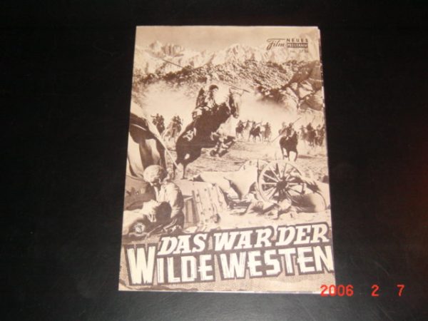 3736: Das war der Wilde Westen (John Ford, Henry Hathawaay, George Marshall) John Wayne, James Stewart, Carroll Baker, Lee J. Cobb, Henry Fonda, Carolyn Jones, Karl Malden, Gregory Peck, George Peppard