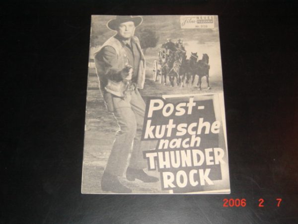 3738: Postkutsche nach Thunder Rock (William F. Claxton) Barry Sullivan, Marilyn Maxwell, Scott Brady, Lon Chaney, Anne Seymour, Ralph Taeger, Laurel Goodwin
