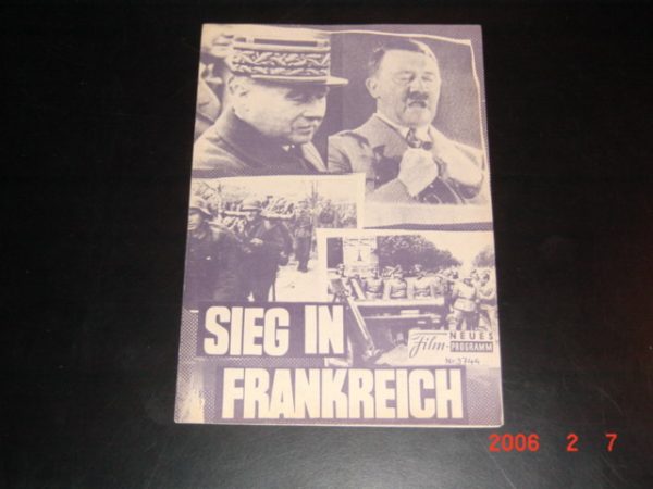 3744: Sieg in Frankreich ( La Bataille de France ) (Jean Aurel) Hitler, Mussolini, Benesch, von Blomberg, Bonnet, von Brauchitsch, Chamberlain, Churchill, Ciano, Daladier, Gamelin