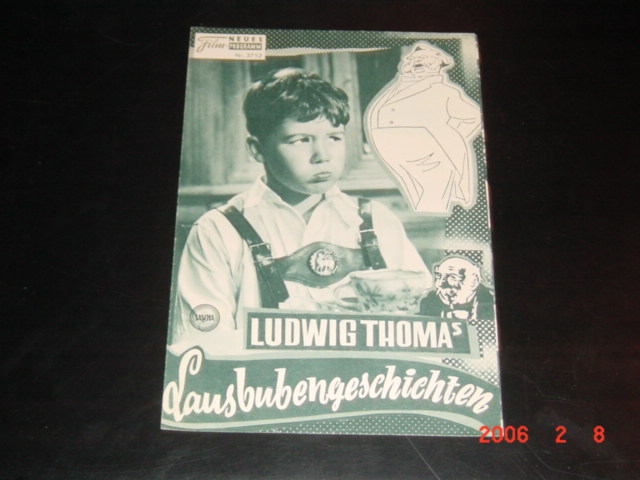 3752: Ludwig Thoma´s Lausbubengeschichten (Helmut Käutner) Hansi Kraus, Käthe Braun, Renate Kasche, Michl Lang, Friedrich von Thun, Beppo Brehm, E. F. Führbinger, Franz Muxeneder, Heidelinde Weis, Georg Thomalla