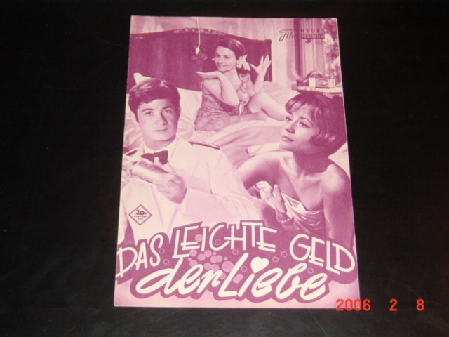 3775: Das Leichte Geld der Liebe (Robert Thomas) Annie Girardot, Gerard Blain, Marie Bell, Bernard Blier, Jean-Claude Brialy, Blanchette Brunoy, Claude Dauphin, Sascha Distel, Daniel Gelin, Jane Marken, Christian Marquand, Felix Marten