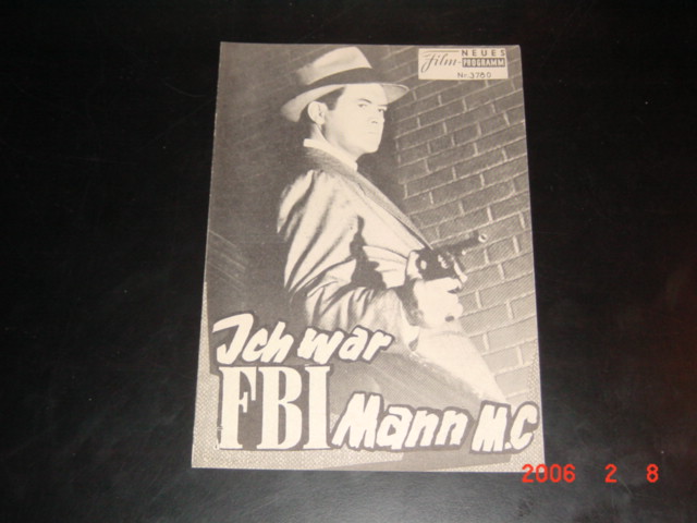 3780: Ich war FBI Mann M. C. (Gordon Douglas) Frank Lovejoy, Dorothy Hart, Philip Carey, James Millican, Richard Webb