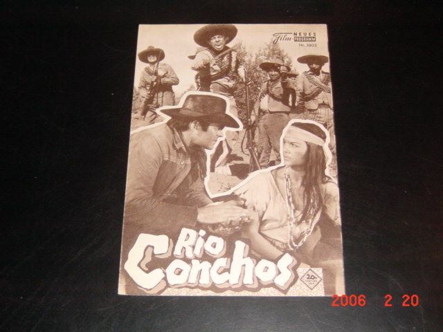 3803: Rio Conchos (Gordon Douglas) Richard Boone, Stuart Whitman, Tony Franciosa, Wende Wagner, Warner Anderson, Jim Brown, Rodolfo Acosta