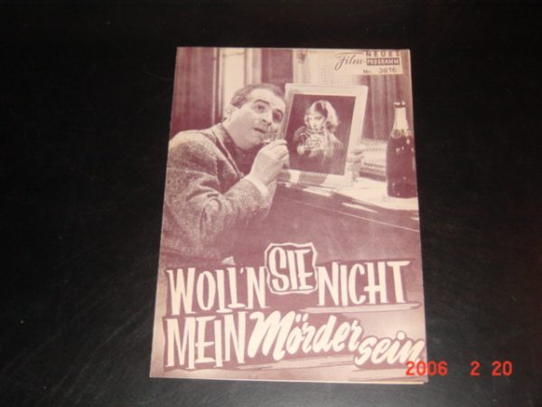 3816: Woll´n Sie nicht mein Mörder sein (Maurice Regamey) Louis de Funes, Noelle Adam, Jacques Jouanneau, Nadine Tallier, Danielle Lamarr, Robert Manuel, Christian Mery, Leo Campion, Christian Duvalleix