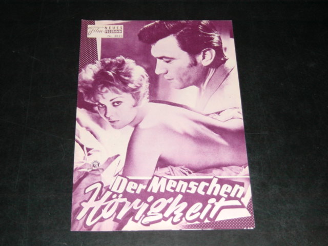 3823: Der Menschen Hörigkeit (Ken Hughes) Kim Novak, Laurence Harvey, Robert Morley, Siobhan McKenna, Roger Livesey, Jack Hedley, Nanette Newman, Roald Lacey, Anthony Booth