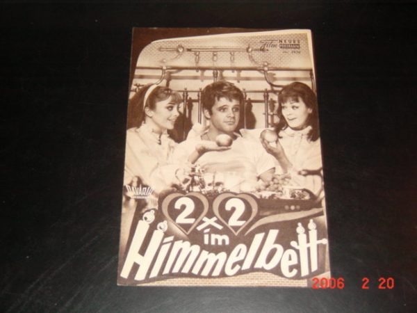 3836: 2 x 2 im Himmelbett (Erik Balling) Marie Versini, Sonja Ziemann, Thomas Fritsch, Malene Schwartz, Robert Graf, Gunnar Lauring, Chris Howland, Lili Weiding, Peter Malberg