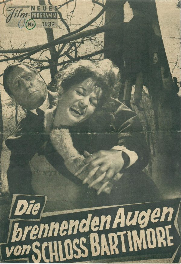 3839: Die brennenden Augen von Schloss Bartimore (Terence Fisher) Christopher Lee, Peter Cushing, Michael Goodliffe, Barbara Shelley, Richard Pasco, Toni Gilpin, Patrick Troughton, Prudence Hyman, Joseph O'Conor, Remond Phillips, Joyce Hemson