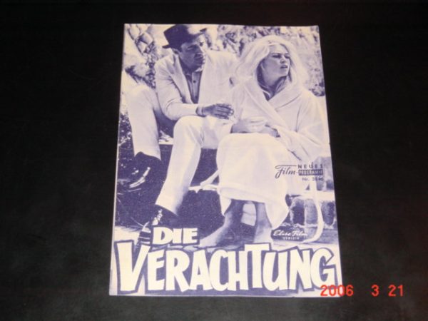 3846: Die Verachtung (Jean-Luc Godard) Brigitte Bardot, Jack Palance, Fritz Lang, Michel Picolli, Georgia Moll