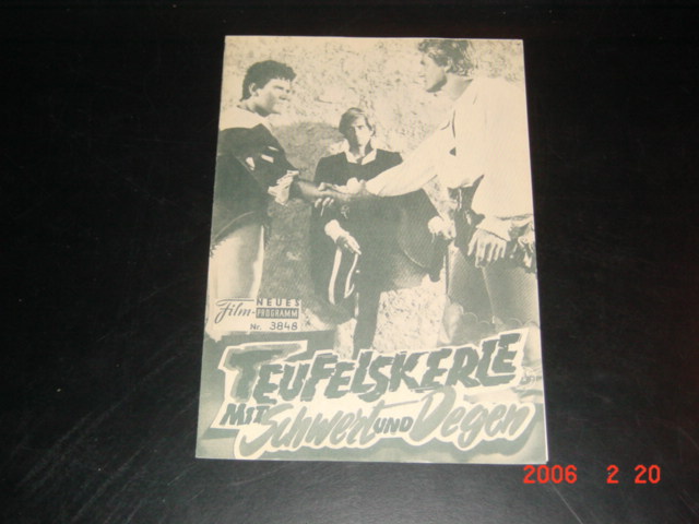 3848: Teufelskerle mit Schwert und Degen (Leopoldo Savona) John Drew Barrymore, Scilla Gabel, Giacomo Rossi Stuart, Romano Ghini