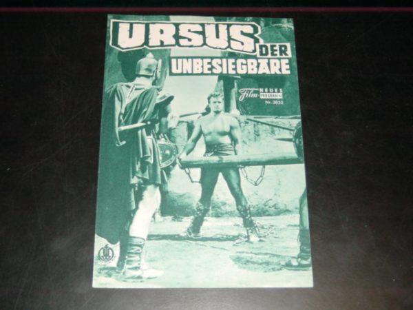3852: Ursus der Unbesiegbare (Giorgio Simonelli) Ed Fury, Claudia Mori, Luciana Gilli, Adriano Micantoni, Nando Tamberlani, Giuseppe Addobbati, Pietro Ceccarelli, Claudia Giannotti
