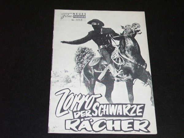 3858: Zorro der schwarze Rächer (Josee Romero Marchent) Frank Latimore, Maria Galicia, Mario Feliciani, Raffaela Carra, Marco Tulli, Raf Baldassarre, Maria Silva, Sira Origo, Paul Biaget, Jose Marco Davo