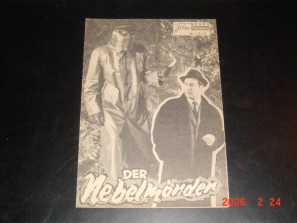 3860: Der Nebelmörder (Eugen York) Hansjörg Felmy, Berta Drews, Ingmar Zeisberg, Elke Arnedt, Marlene Warrlich, Ralph Persson, Wolfgang Völz, Wolfgang Buttner, Alfred Balthoff