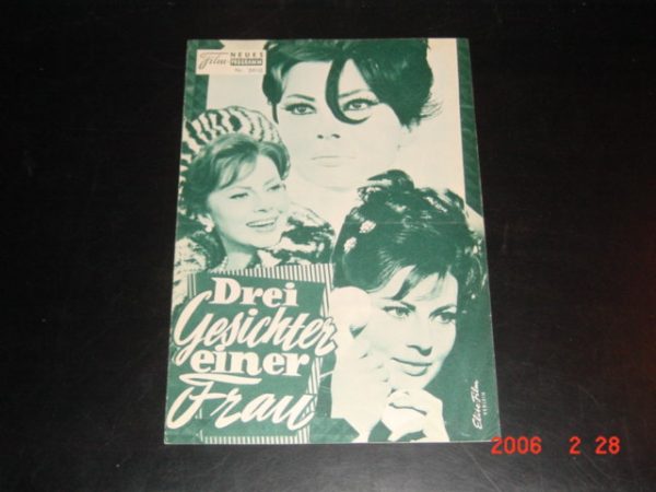 3910: Drei Gesichter einer Frau (Mauro Bolognini, Franco Indovina) Soraya, Richard Harris, Esmeralda Ruspoli, Jose De Villalonga, Alberto Sordi, Goffredo Alessandrini, Renato Tagliani, Albert Giubila