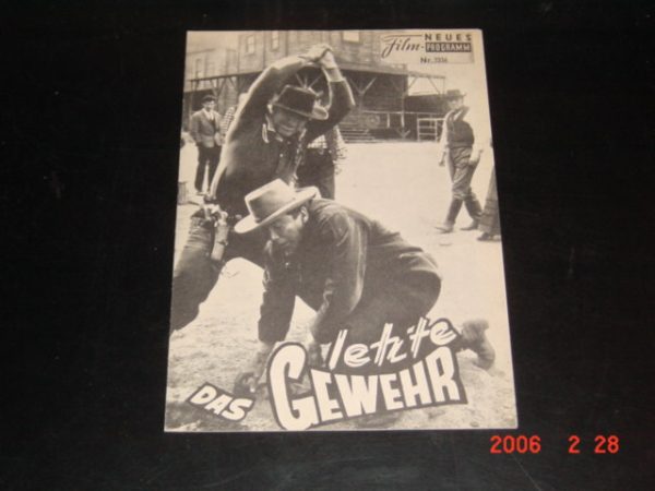 3936: Das letzte Gewehr (Serge Bergon) Cameron Mitchell, Carl Möhner, Ketty Carver, Mary Gordon, Vic Nojaski, Harris Cooper, Rosy March