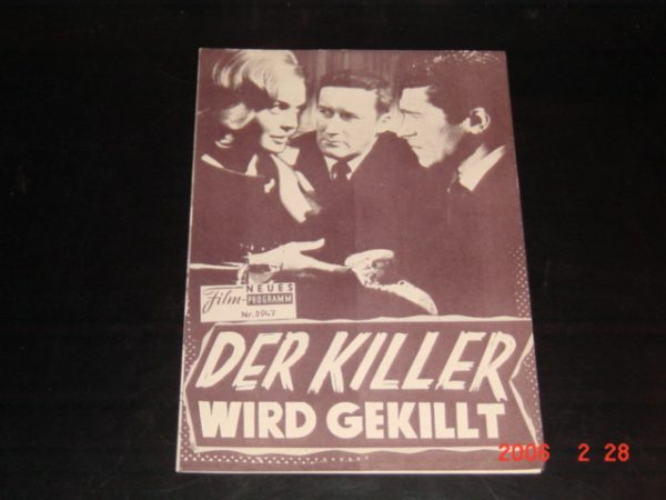 3947: Der Killer wird gekillt (Roy Rowland) Shirley Eaton, Mickey Spillane, Lloyd Nolan, Hy Gardner, Scott Peters, G. Kingsley Poynter, James Dyrenforth, Charles Farrell, Kim Tracy, Benny Lee, Murray Kash