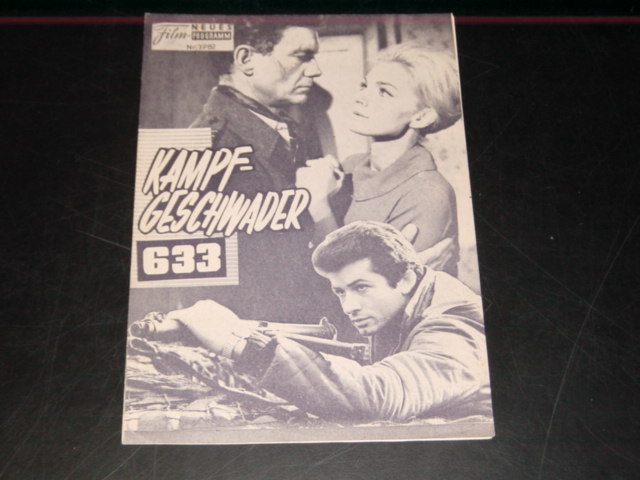 3982: Kampf Geschwader 633 (Walter E. Grauman) Cliff Robertson, Maria Perschy, George Chakiris, Harry Andrews, Donald Houston, Michael Goodliffe, John Meillon, John Bonney, Angus Lennie