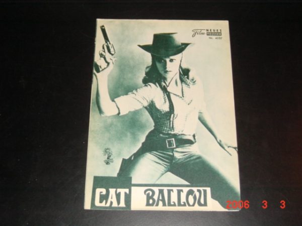 4037: Cat Ballou (Elliot Silverstein) Jane Fonda, Lee Marvin, Nat King Cole, Michael Callan, Dwayne Hickman, Stubby Kaye, Tom Nardini, John Marley, Reginald Denny, Jay C. Flippen