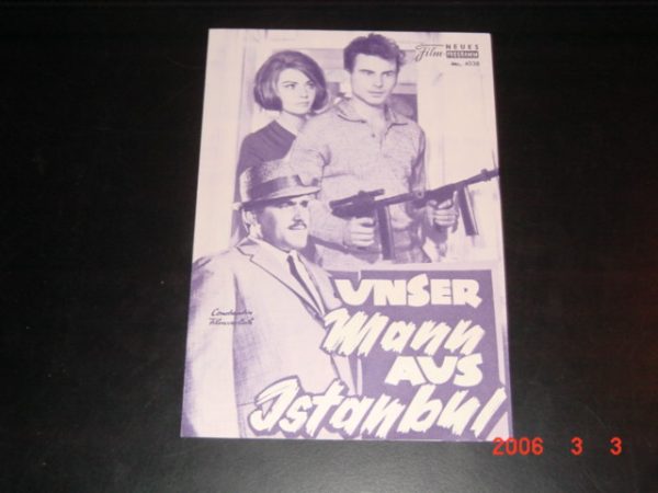 4038: Unser Mann aus Istanbul (Antonio Isasi) Mario Adorf, Klaus Kinski, Horst Buchholz, Sylva Koscina, Perette Pradier, Alvaro de Luna, Gustavo Re, Christiane Maybach