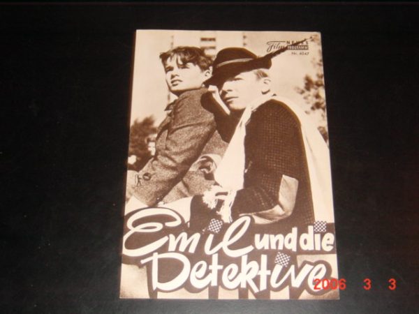 4047: Emil und die Detektive (Peter Tewksbury) Walter Slezak, Bryan Russell, Roger Mobley, Heinz Schubert, Peter Ehrlich, Cindy Cassell