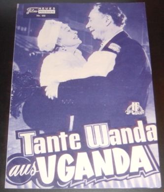405: Tante Wanda aus Uganda (Geza v. Cziffra) Grethe Weiser, Georg Thomalla, Rudolf Platte, Ingmar Zeisberg, Lucie Englisch, Al Hoosman