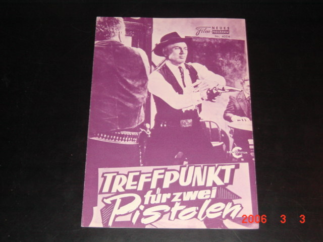 4054: Treffpunkt für zwei Pistolen (Richard Wilson) Yul Brynner, Janice Rule, Brad Dexter, Alfred Ryder, Mike Kellin, George Segal, Clifford David, Pat Hingle