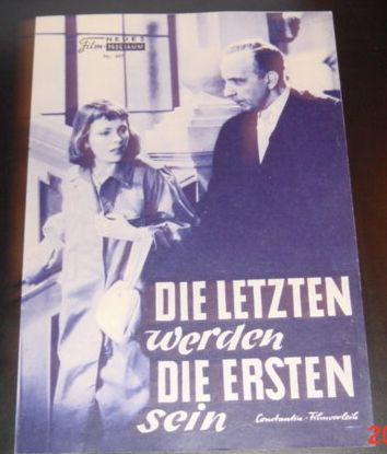 407: Die letzten werden die Ersten sein (Rolf Hansen) O. E. Hasse, Ulla Jacobsson, Maximilian Schell, Adelheid Seeck, Brigitte Grothum, Bruno Hübner, Peter Mosbacher, Hans Quest, Willy Krüger