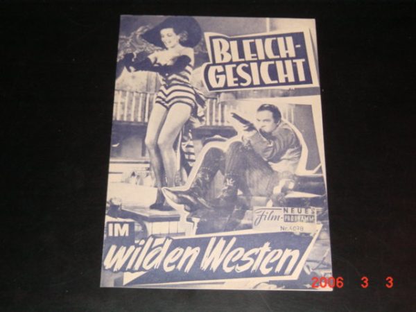 4078: Bleichgesicht im widen Westen (Frank Tashlin) Bob Hope, Jane Russell, Roy Rogers, Trigger, Bill Williams, Lloyd Corrigan, Paul E. Burns, Douglass Dumbrille, Harry von Zell