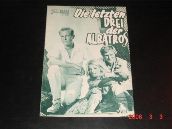 4083: Die letzten drei der Albatros (Wolfgang Becker) Horst Frank, Harald Juhnke, Joachim Hansen, Horst Niendorf, Gisella Arden, Alfredo Varelli, Jaques Bezard, Philippie Guegan, Frank Fielding, Eva Montez