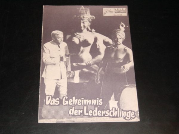 4086: Das Geheimnis der Lederschlinge (Luigi Capuano) Peter van Eyck, Ivan Desny, Ingeborg Schöner, Guy Madison, Giacomo Rossi Stuart, Giulia Rubini