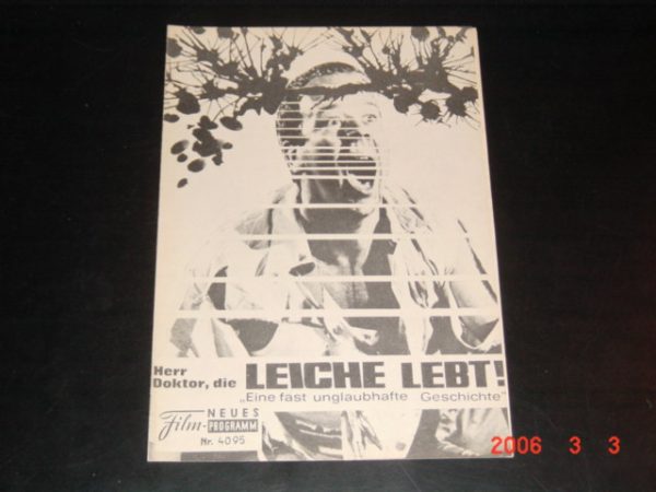 4095: Herr Doktor, die Leiche lebt! (Ugo Gregoretti) Renato Salvatori, Mara Caris, Rosemary Dexter, Dante di Pinto, Caetano Quartaro, Calisto Calisti