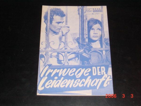 4107: Irrwege der Leidenschaft (John Guillermin) Dean Stockwell, Melvyn Douglas, Patricia Gozzi, Gunnel Lindblom, Leslie Sands, Sylvia Kane, Peter Sallis, Murray Evans