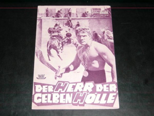 4114: Der Herr der Gelben Hölle (Amerigo Anton) Kirk Morris, Moira Orfei, Ombretta Colli, Daniele Vargas, Furio meniconi, Giulio Donnini, Peter White, Ugo Sasso