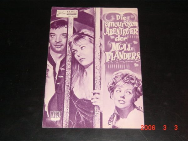 4116: Moll Flanders (Terence Young) Kim Novak, Vittorio de Sica, Aangela Lansbury, Richard Johnson, Leo McKern, Lilli Palmer, Daniel Massey, Peter Butterwarth, George Sanders