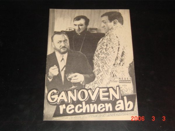 4124: Ganoven rechnen ab (Pierre Granier-Deferre) Lino Ventura, Charles Aznavour, Irina Demick, Maurice Biraud, Geoges Geret, Pierre Brasseur, Francoise Rosay