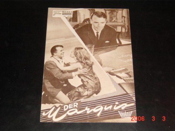 4125: Der Marquis (Niels Larsen) O. W. Fischer, Gustavo Rojo, Charles Regnier, Carlos Estrada, Ana Casares, Christiane Maybach, Emilio Redondo, Felix Fernandez, Jose Luis Barrero