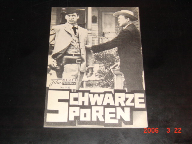 4132: Schwarze Sporen (A. C. Lyles) Rory Calhoun, Linda Darnell, Terry Moore, Scott Brady, Bruce Cabot, James Best