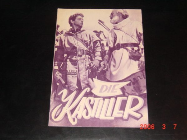 4138: Die Kastilier (Javier Seto) Cesar Romero, Alida Valli, Broderick Crawford, Spartaco Santony, Theresa Velasquez, Fernando Rey, George Rigaud, German Cobos