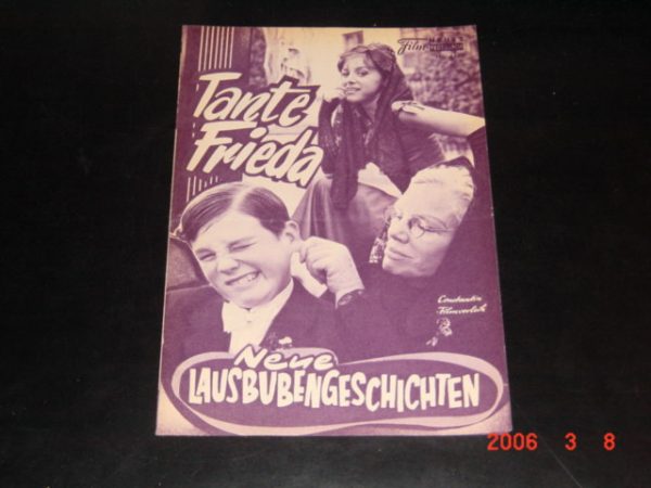 4140: Tante Frieda - Neue Lausbubenstreiche (Werner Jacobs) Hansi Kraus, Heidelinde Weis, Friedrich von Thun, Gustav Knuth, Käthe Braun, Hans Quest, Renate Kasche, Michael Hinz, Fred Liewehr