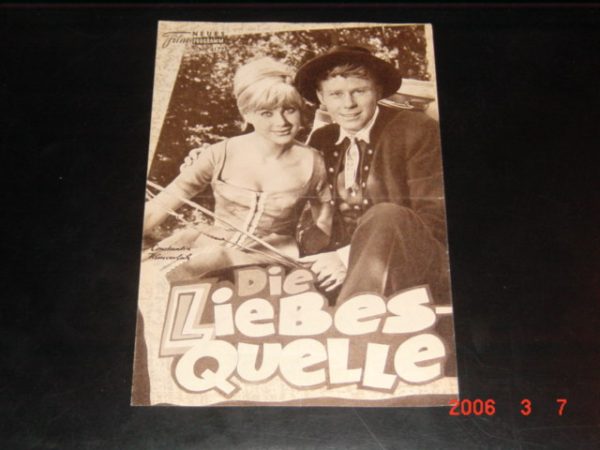 4177: Die Liebes Quelle (Ernst Hofbauer) Sieghardt Rupp, Ann Smyrner, Balduin Baas, Helga Marlo, Christa Linder, Hartmuth Hinrichs, Walter Buschhoff, Hans Jürgen Bäumler, Ellen Umlauf, Eddie Arent