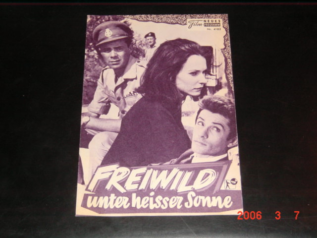 4182: Freiwild unter heißer Sonne (Ralph Thomas) Dirk Bogarde, Susan Strasberg, George Chakiris, Denholm Elliott, Gregoire Aslan, Colin Campbell, Joseph Furst, Katherine Kath, George Pastelll, Paul Stassino