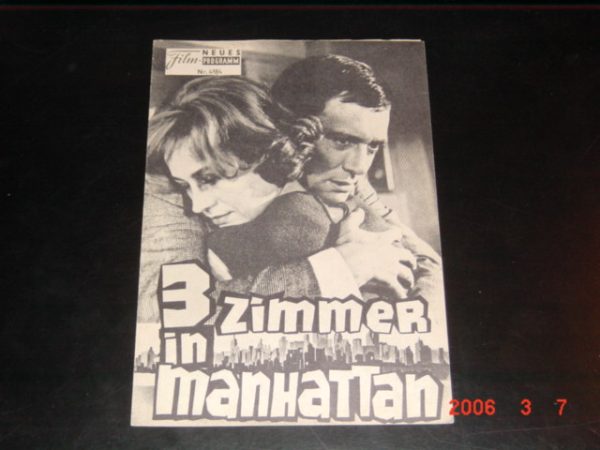 4184: 3 Zimmer in Manhattan (Marcel Carne) Annie Giradot, Maurice Ronet, O. E. Hasse, Roland Lesaffre, Gabriele Ferzetti, Genevieve Page, Margaret Nolan, Virginia Vee