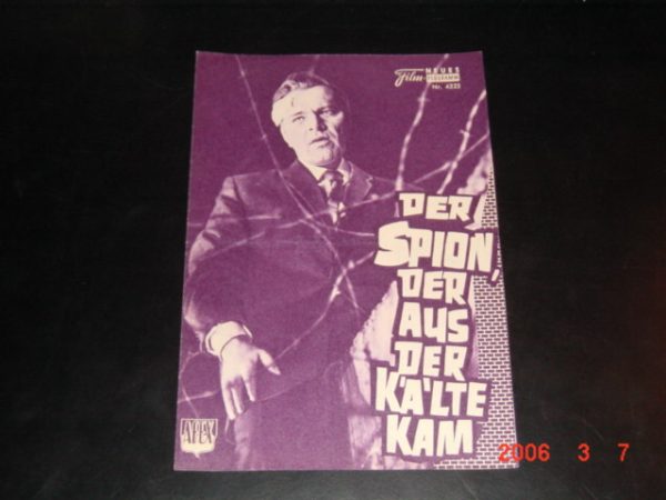 4222: Der Spion der aus der Kälte kam (Martin Ritt) Oskar Werner, Richard Burton, Claire Bloom, Rupert Davies, Beatrix Lehmann, Sam Wanamaker, Peter van Eyck