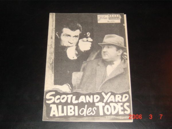 4225: Scotland Yard Alibi des Todes (Michael Truman) Ian Hendry, Jane Asher, Ronald Fraser, Margaret Johnston, Natasha Parry, Jeremy Brett, Kieron Moore, Peter Arne, Jane Asher