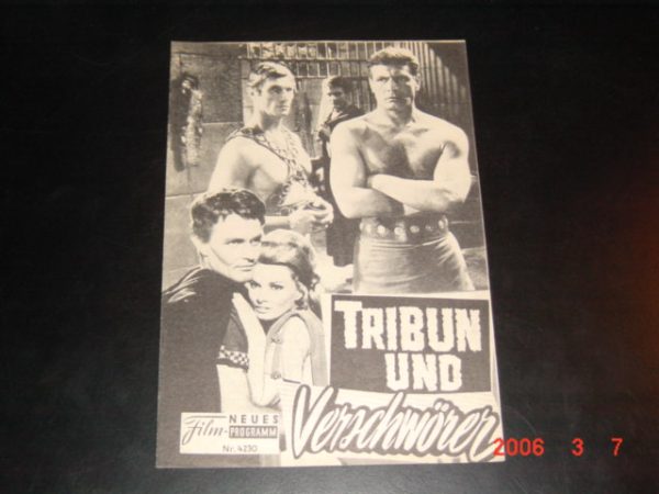 4230: Tribun und Verschwörer (Michaele Lupo) Gordon Mitchell, Scilla Gabel, Roger Browne, Giacomo Rossi Stuart, Germanoo Longo, Alfredo Rizzo, Carlo Tamberlani, Arnaldo Fabrizio