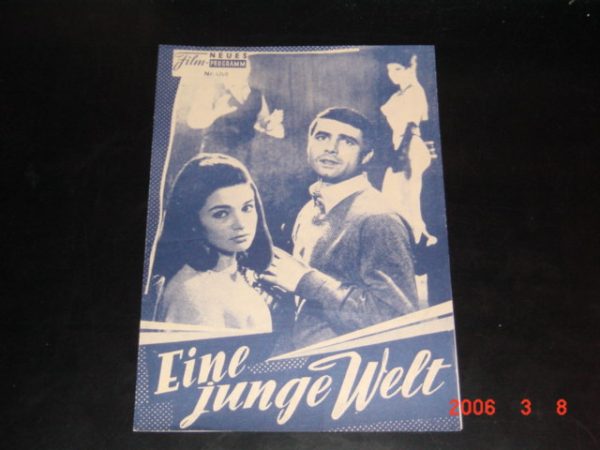 4249: Eine junge Welt (Vittorio de Sica) Nino Castelnuovo, Christine Delaroche, Pierre Brasseur, Georges Wilson, Tanya Lopert, Nadiego Ragoo