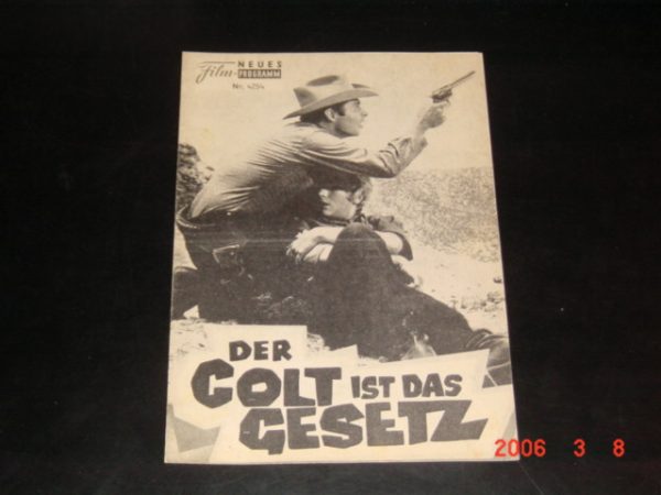 4254: Der Colt ist das Gesetz (Earl Bellamy) Audie Murphy, Joan Staley, Warren Stevens, Edgar Buchanan, Denver Pyle, Robert Pine, Morgan Woodward, David Macklin, Nick Dennis, William Bramley